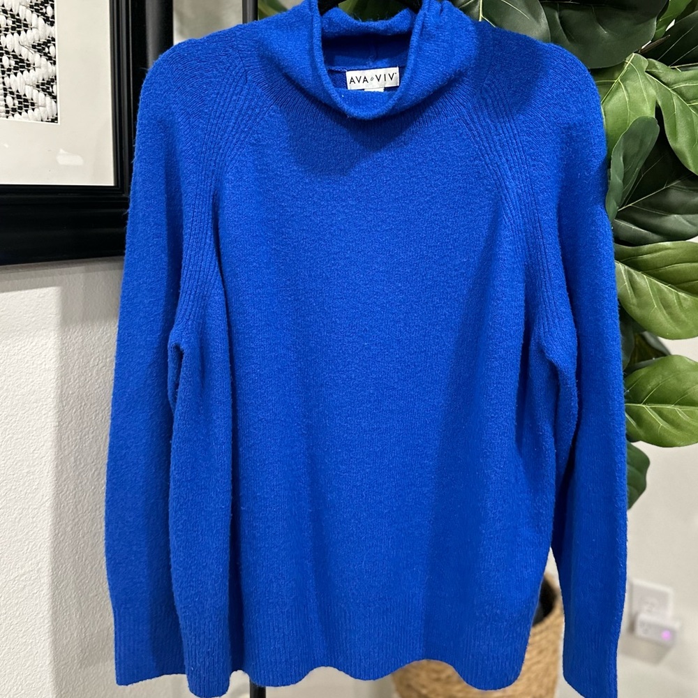 AVA & VIV | 1X Cobalt Blue Sweater
